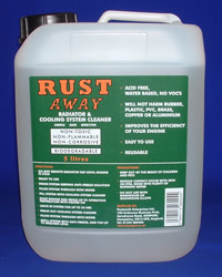Rust Away Product Packaging Label